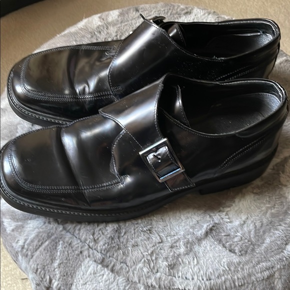 Kenneth Cole Reaction Other - Kenneth Cole Reaction patent appearance Men's Black Dress Shoes size 12